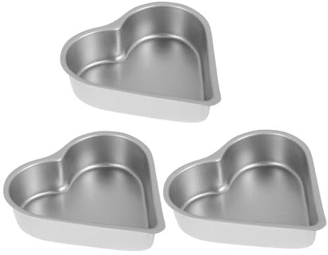 BESTOYARD 3stücke Herzkuchenform Metall Geleeformen Puddingformen Backzubehör Backformen Für Kleine Kuchen Puddingbecher Geleeform Kuchenformen