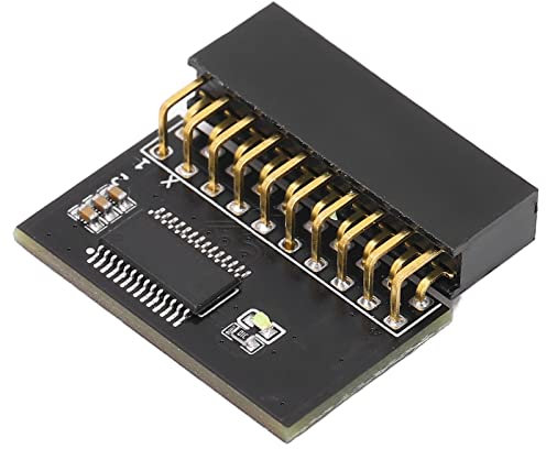 Rankomu Módulo TPM2.0 TPM 2.0 Módulo LPC de 20 pines, placa de módulo de seguridad criptográfica para PC, módulo de seguridad de cifrado de tarjeta remota, cifrado fuerte