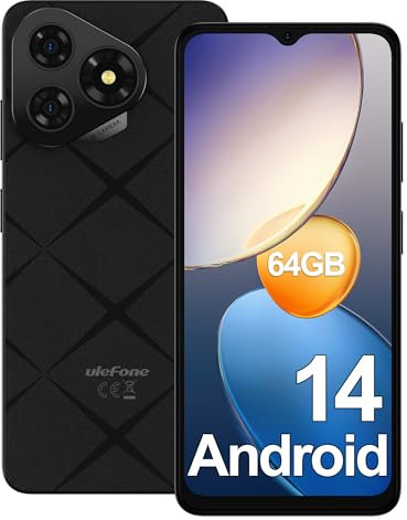 Ulefone Note 19 Android 14 Smartphone Ohne Vertrag 4G, 6GB+64GB/512GB Handy Günstig, Octa Core, 6,52 Zoll HD+, 8MP, 5000mAh Handy Ohne Vertrag, Dual SIM 4G Simlockfreie Handys 2 Jahre Garantie