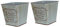 ANDRESLAD 2 Pz Vaso di Fiori uffizi spalliera Coltivazione retrò addobbi Adorn Tubo da Giardino Floreale irrigazione delle Piante Elegante Mini Secchio per fioriera Vaso per Piante in Ferro