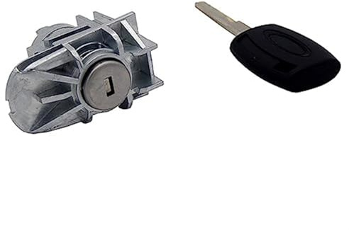 Vuzmode Cerradura DE Puerta Delantera Izquierda MONTADA, for Ford, Focus, MK2 II 2004-2012 C-MAX KUGA Interruptor de Encendido con Llave de Repuesto