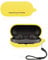 Sony WF-C700N - Custodia protettiva per auricolari wireless in silicone morbido con coulisse, morbida sulla pelle e resistente, giallo