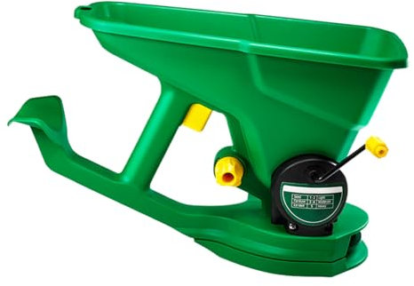 Spandiconcime portatile per prato – Spandiconcime portatile per seminatrici da giardino, per la distribuzione di semi e fertilizzanti di piccole fattorie