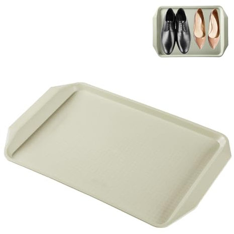 RYJYQYX Boot Mat 3 Pack Rubber Boot Tray Plastic Door Mat For Garden, Bedroom, Entrance Area, Garage Shoe Mat,Green