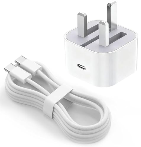 IPhone 17/17E/16/16E Charger, 20W USB C Charger Plug for IPhone 17/16/15 Pro Max, 17 Air, 16 Plus,Woven Long Fast Charging Cable Lead for Google Pixel 10a/10/10 Pro XL/10 Pro Fold/9a/9Pro XL/8/7/6/5/4