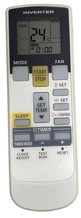 Control Remoto for Aire Acondicionado AR-RY18, Compatible con Aires acondicionados Fujitsu y General Inverter, Modelos AR-RY13, AR-RY3 y AR-RY19.