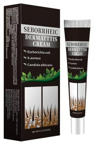 Seborrheic Dermatitis & Psoriasis Scalp Treatment for Itchy, Flaky, Dry Scalp Cream Natural Treatment for Face