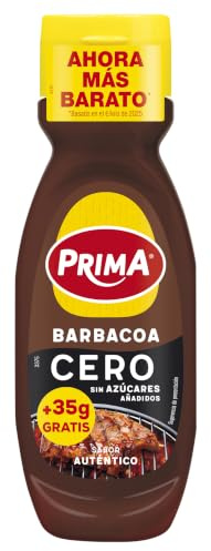 Salsa barbacoa Prima Cero azúcar 265 + 35g | Sin Azúcar añadido