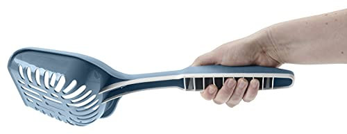 PETGARD XXL Mega-Katzenstreuschaufel Streulöffel Kotschaufel mit gummiertem Griff