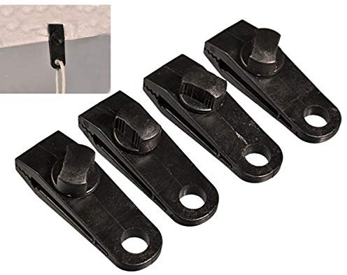 8 Planen Clips im Set - Planenhalter Planenspanner Planenhaken