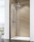 Schulte paroi de douche fixe à l’italienne 70 x 200 cm, profilé aspect chromé, verre de sécurité anticalcaire 6mm transparent, Walk In, plage de réglage 68.0-70.0