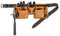 AWP Klassische Werkzeugschürze aus Leder | strapazierfähiger Top-Grain-Leder-Arbeitsgürtel mit 11 Werkzeugtaschen | passend für Taillenumfang bis zu 127 cm