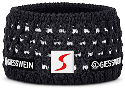 GIESSWEIN ÖSV Headband Adelboden - Ski Austria Merino Stirnband, Damen & Herren Ohrenwärmer aus Merinowolle, Warm gefütterte Ohrenschützer, Unisex Kopfband