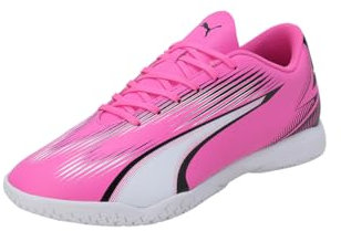 PUMA Ultra Play IT, Soccer Shoe Unisex-Adulto, Poison Pink White Black, 44 EU