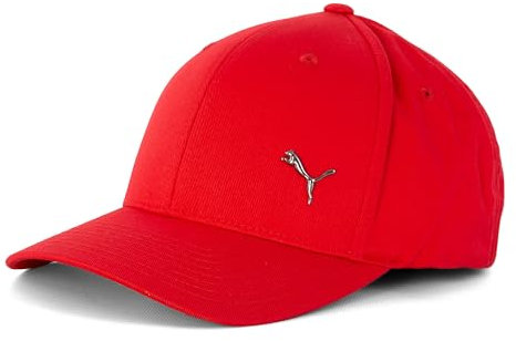 PUMA Unisex Metal Cat Flexfit Cap - Baseballkappe (red, S-M)
