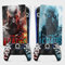 Adesivo PS 5 Kratos, adesivo da gioco per PS 5, console e controller, disco edizione standard, skin Kratos (2 controller)
