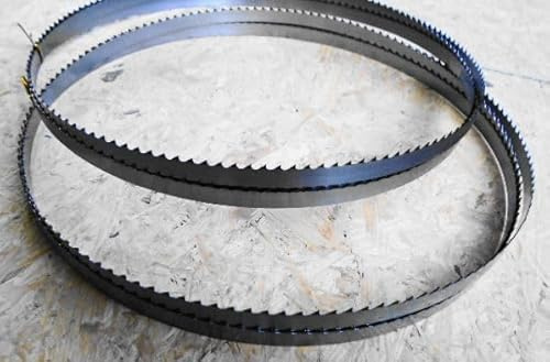 Lot de 3 lames de scie à ruban 6mm,10mm et 12mm réaffûtables fabriqué en France 2180mm longues