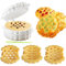 Lcyiweu Mini Pie Plate, 3 Shapes Multi-Purpose Pie Maker, Pocket Pie Mould, Hand Dough Sheeter, Autumn Pie Maker, Waffle Pie, Plaid Biscuit Mold, Classic Mini Hand Holding Pie Mould