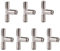 DSZUJTYROP 1PC 4/6/8/10/12/14/16mm Tee Fitting Push Quick Fitting Quick Release Pneumatic Fitting Pu Tube Fitting Push Fitting(4mm)
