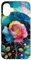 Mosaïque élégante et moderne de style Art nouveau avec roses Coque pour iPhone 16 Plus