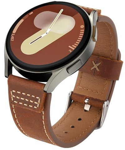 Wristitani Kompatibel mit Samsung Galaxy Ultra Armband 47mm, 20mm Ersatzarmbänder Damen Herren für Lederarmband Galaxy Watch 7/6/5/4 40mm 44mm, Watch 6/4 Classic 43mm 47mm 42mm 46mm, Galaxy 5 Pro 45mm