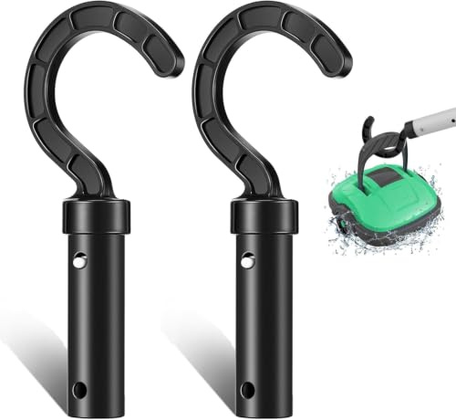 JCUQGDOO 2 Stück Haken für Poolroboter, Poolhaken für Stangen, Zubehörhaken für Poolroboter, Haken Poolroboter, Reinigungszubehör Haken Für kabellosen Poolroboter, Kompatibel mit Alle Poolroboter