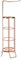 Premier Housewares Toilet Roll Holder, Iron Wire, Rose Gold, 16 x 21 x 62 cm