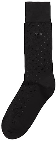 BOSS Men's George Mercerized Cotton Pin Dot Dress Sock Dress Sock (pack of 1)