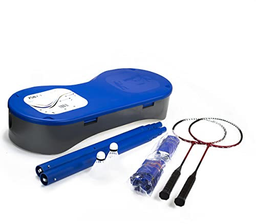 NILS - Filet de tennis badminton 2 en 1 avec accessoires portable / hauteur réglable