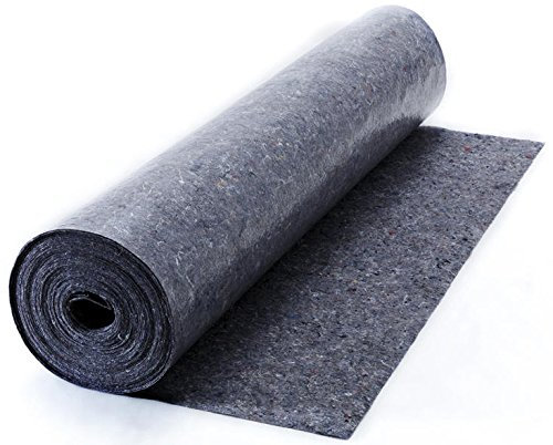 XONE Feltro Multiuso Protettivo per Pavimenti | Rotolo Feltro Assorbente, Antiscivolo, Tagliabile | Dimensioni: 1x25mt, 220 grmq.