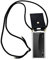 cadorabo Coque Collier pour Huawei P Smart 2019 in Noir - Housse Protection en Silicone Transparent avec Anneaux Dorés, Cordon pour Mettre Autour de Cou et Etui Détachable