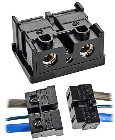 NVX XQDC4 4 AWG High Current Power and Ground Quick Disconnect with Surface Mounts