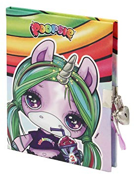 Karactermania Poopsie Slime Surprise Regenbogen-Schloss und Schlüsseltagebuch