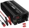 CAM2 Onduleur sinusoïdale Pure 500 W/1000 W Puissance de crête Convertisseur，12V vers 220V/230V/240V，1 EU-et écran LED pour Ordinateur Portable, Tablette, téléphone Portable, détection Intelligente