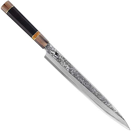 11 pollici Giapponese Sashimi Coltello 33 Layer Damasco Cucina Sushi Filetteting coltelli Coltelli Cleaver Salmone Affettatura Pesce Chef Sashimi Coltelli Coltello Set Cucina coltello cucina santoku
