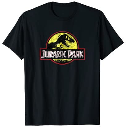 Jurassic Park Classic Logo Distressed T-Shirt