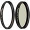 Amazon Basics UV-Sperrfilter - 58mm & Zirkularer Polarisationsfilter - 62mm