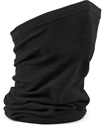 GripGrab Unisex Gripgrab Freedom Warp Strik Sømløs Cykel Multifunktionelt Tørklæde Strikket Sømløst Slange Tørklæde Multifunktionshalstuch, Schwarz, Einheitsgröße EU