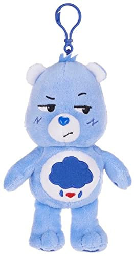 Whitehouse Glücksbärchis Care Bears Bagclip Plüsch Schlüssel-Anhänger 6 versch. Figuren,14 cm ORIGINAL Kuscheltier - Unlock The Magic - super weicher Teddybär für Ranzen Rucksack Tasche (Brummbärchi)