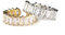BELIHOME 2 Stück Stein Ring mit Zirkonia Kristallen, Offene Ringe eingestellt Eternity Rechteck Damen Silber Stein Ring, Classic Silver Schmuck Girl Ring Eignet Sich für Geburtstagsgeschenk