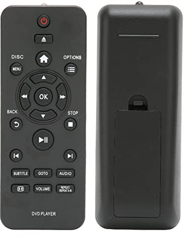 Goshyda Mando a Distancia para Reproductor de DVD, Repuesto de Mando a Distancia Universal, para Philips, para Reproductores de DVD CD‑ROM RC‑5721 DVP3670K DVP3864K DVP3870K