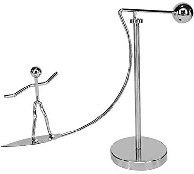 Homoyoyo Skating Man Iron Balance Tumbler Kunst Pendelspielzeug Stabiles Gleichgewicht Dynamische Bewegung Dekoratives Spielzeug Für Schreibtisch Zuhause Büro