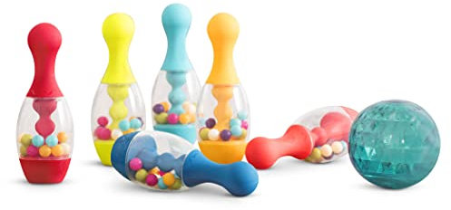 B. Toys - Let's Go Bowling! Kids Bowling Set - 6 Bowling Pins & 1 Ball - Indoor & Outdoor Game - Game Set for Toddlers, Kids, 2 Years +