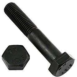 2 Stk Sechskantschraube DIN 960 M12x1,5x50 Feingewinde mit Schaft - Stahl