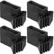 Pies de Escalera,Xiuyer 4pcs Cubiertas de Pies de Escalera, Escalera Pie Almohadillas de Goma Antideslizante, Pies de Escalera Cubierta Seguridad para Escaleras Telescópicas Oficina Casa Accesorios