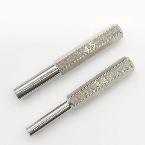 [Videospielteile] 3,8 mm/4,5 mm Reparaturwerkzeug Sicherheits-Schraubendreher-Werkzeug Bit Gamebit for Nintendo NGC SFC MD NES N64 SNES Gameboy Open Tools [Ersetzen] ( Color : 3.8 4.5 Each 1 Pcs )