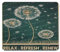 Niedliches Mauspad für Frauen, quadratische Computer-Mauspads mit personalisiertem Design, waschbares Mauspad, Relax Refresh Renew, inspirierende Zitate und Sprüche, Löwenzahn-Kunst, 25,4 x 30,5 cm