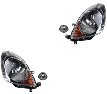 Johns, Scheinwerfer Satz Halogen passend für Note E11 03/2006-12/2008 H4 +Nebel