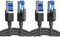 UGREEN CAT 8 Ethernet Cable High-Speed 40Gbps 2000MHz Ethernet Cable Braided RJ45 LAN Gigabit Network F/FTP POE Compatible with Xbox One Switch PS5 PS4 WiFi Extender Router Modem Patch Panel (1M)