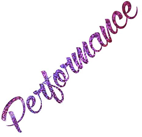 Performance Sticker Autoaufkleber Heckscheibenaufkleber Tuningsticker Seiteaufkleber Autodekor Auo Tuning Frontscheiben (Glitzer Lila)